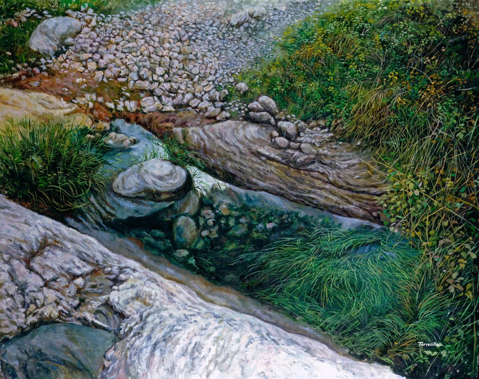 Charco — Óleo sobre lino